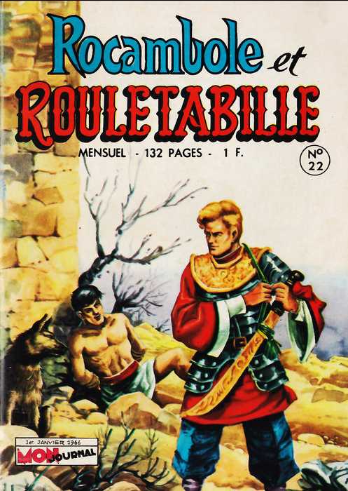 Scan de la Couverture Rocambole et Rouletabille n 22